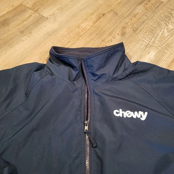 Port Authority Water Resistant Full Zip Jacket with Chewy Logo Mens Size Large - Picture 4 of 7